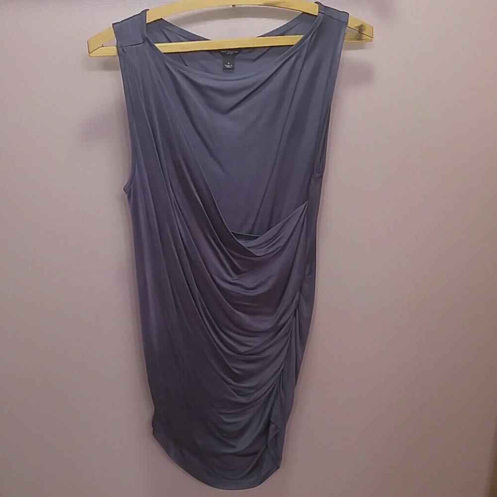 Greyish/purple satiny top